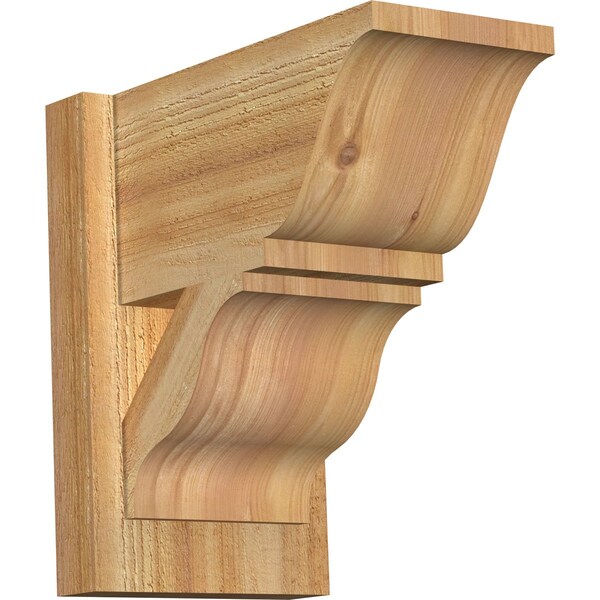 Ekena Millwork Funston Traditional Rough Sawn Outlooker, Western Red Cedar, 8"W x 14"D x 14"H OUT08X14X14FST01RWR - main